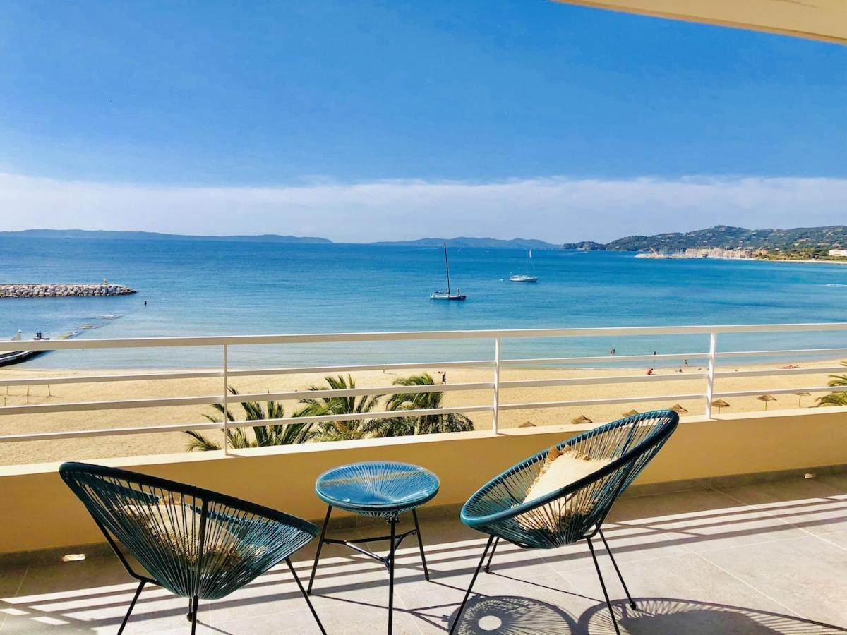 T3 Front De Mer Dernier Etage Vue Mer Petit Havre De Paix Pour Vos Vacances Emplacement Unique Vue Mer Panoramique A 180 Degres Pour Ce T3 En Face De La Plage Front De Mer Vue Sur Les Iles 5 Et Dernier Etage Avec Ascenseur Льо Лаванду Екстериор снимка